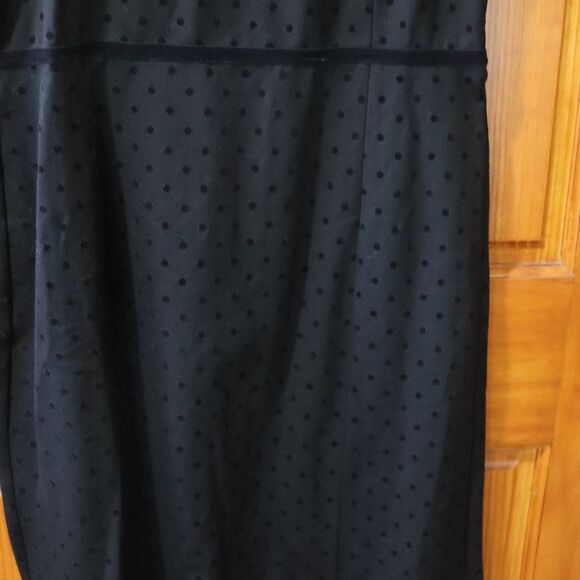 Talbots Vintage Y2K Black Polka Dot Career Sheath Dress NWT 12 - Picture 8 of 15